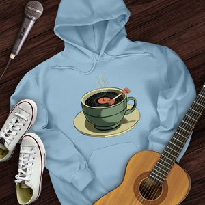 Coffee Cup Record Player Hoodie