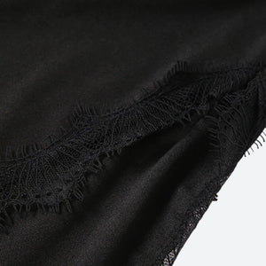 Baddie Backless Slit Mini Dress