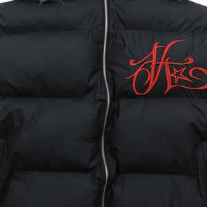 Faux Fur Hooded Puffer Jacket