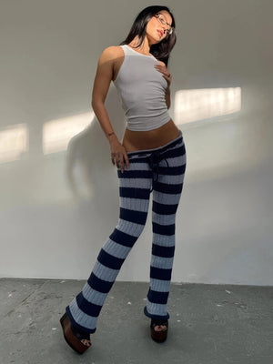 Striped Knit Pants