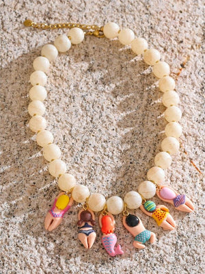 Swimsuit Figurines Necklace