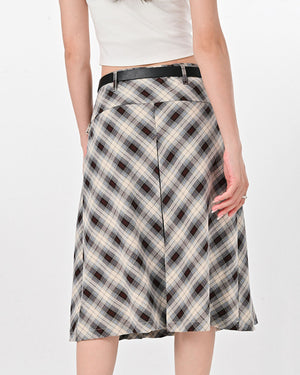 Good Manners Plaid Kilt Skirt