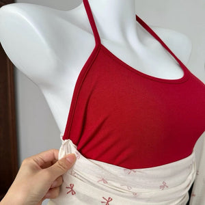 Balletcore Aesthetic Bow Mesh Top