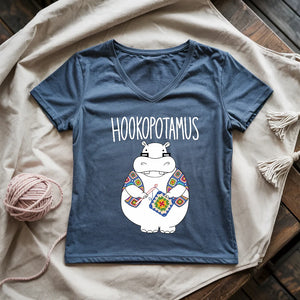 Hookopotamus Lady V-neck