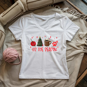 Tis The Season Lady V-neck