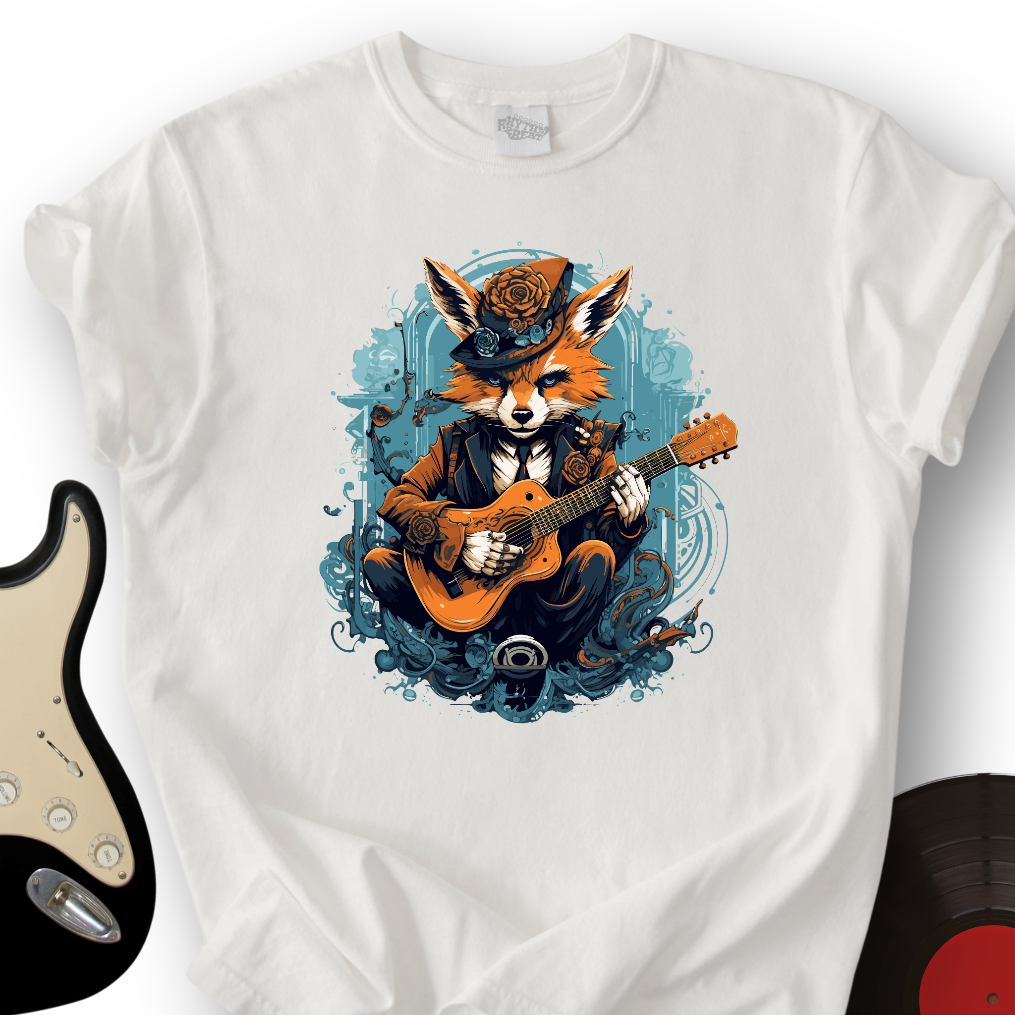Fox Playing Guitar T-Shirt