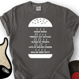 Burger Music T-Shirt