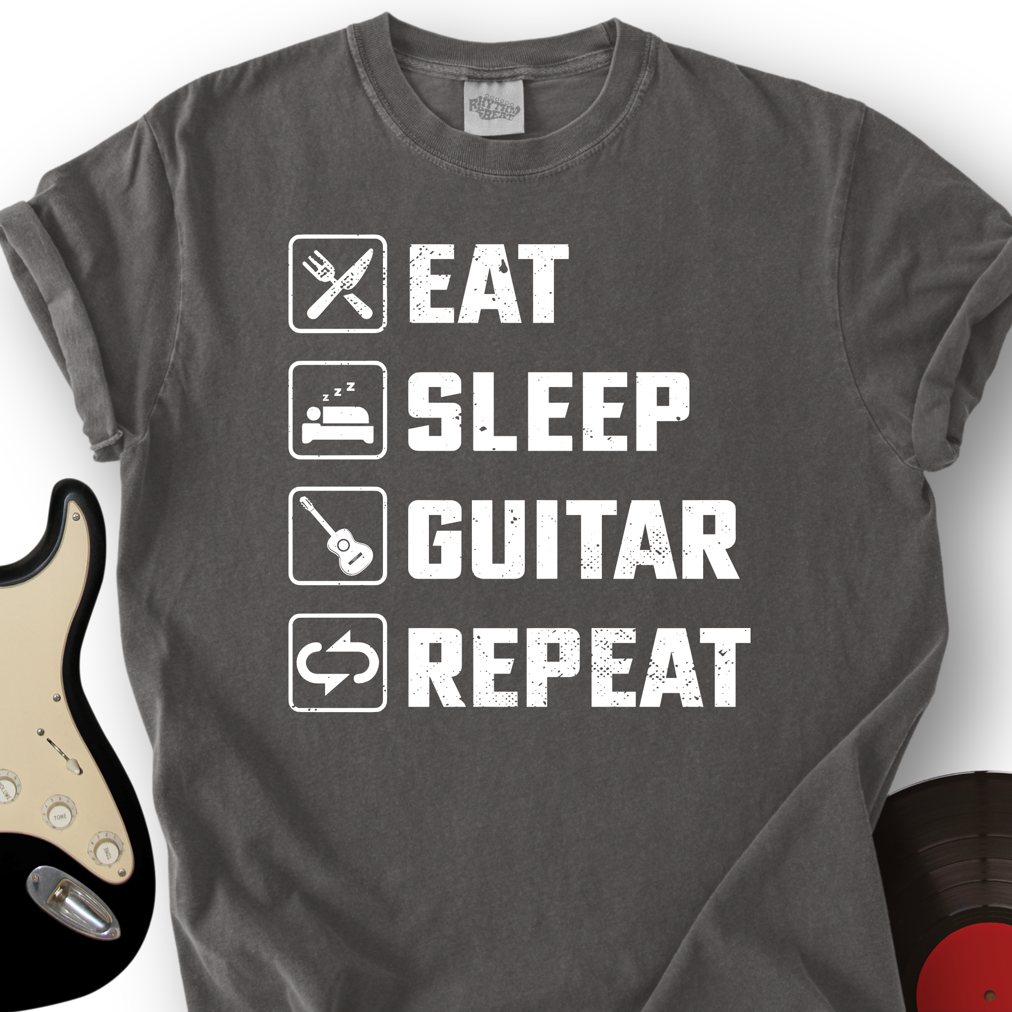 Eat, Sleep, Guitar, Repeat T-Shirt