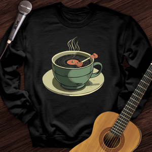 Coffee Cup Record Player Crewneck