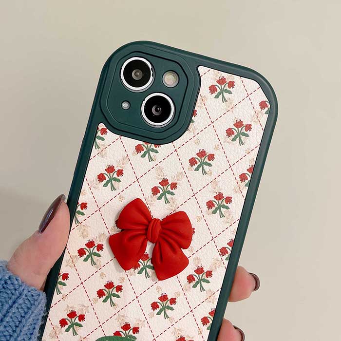 Bow Flowers iPhone Case