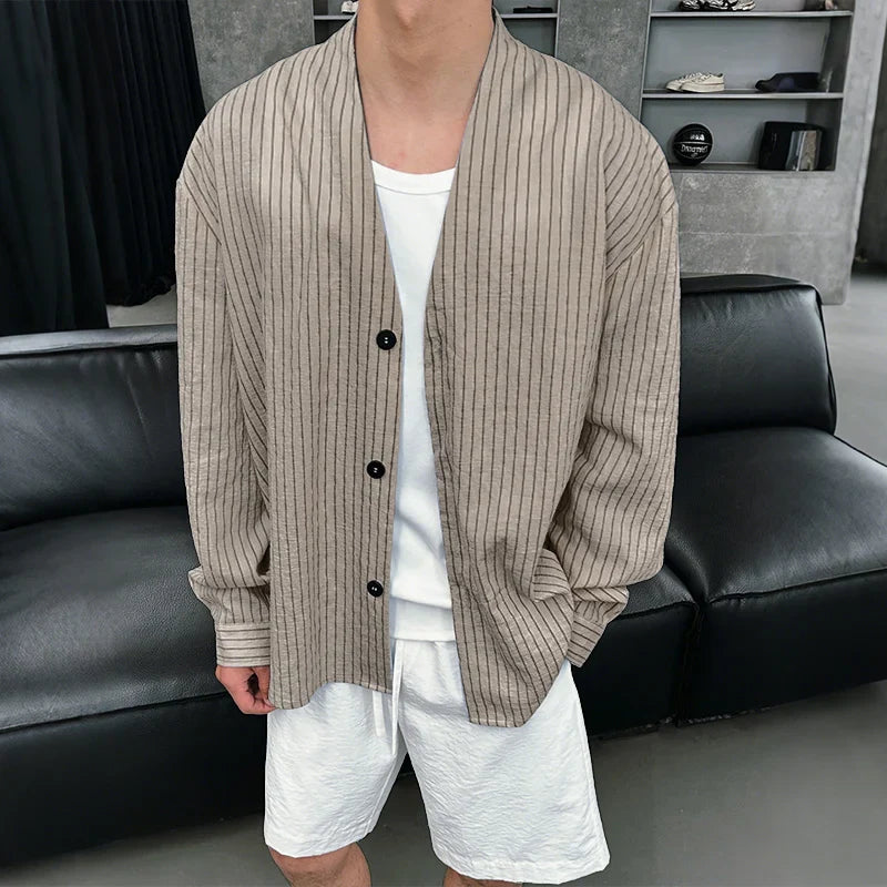 Button Up Striped Shirt