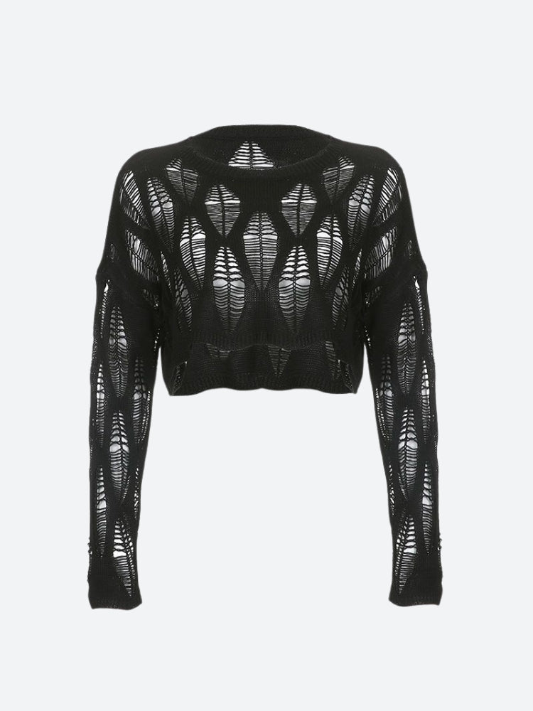 Crochet Crop Sweater