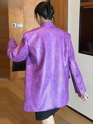 Crocodile Blazer Jacket
