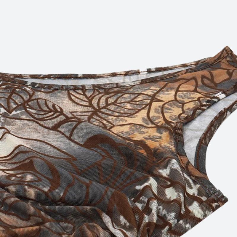 Floral One Shoulder Top