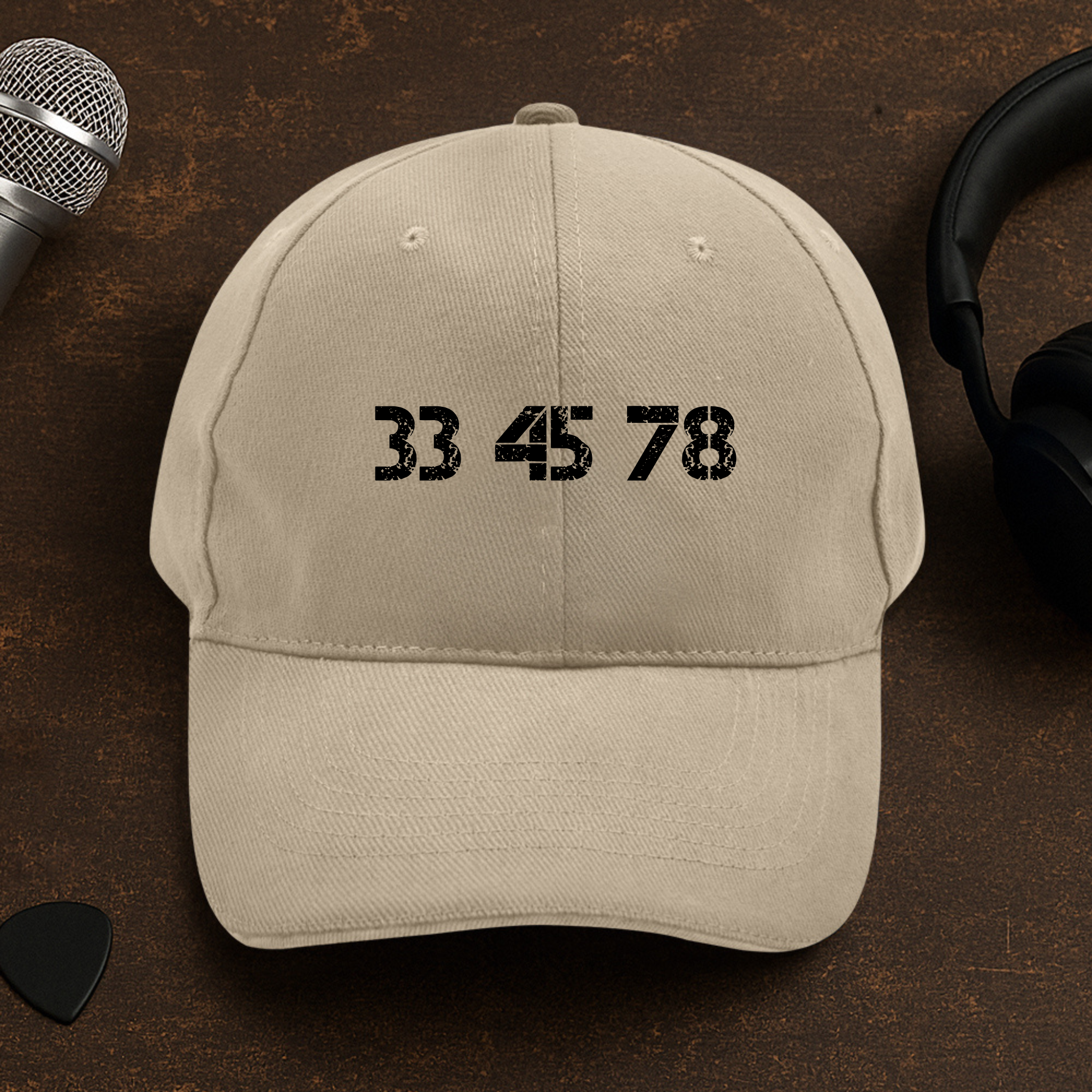 33-45-78 RPM Turntable Cap