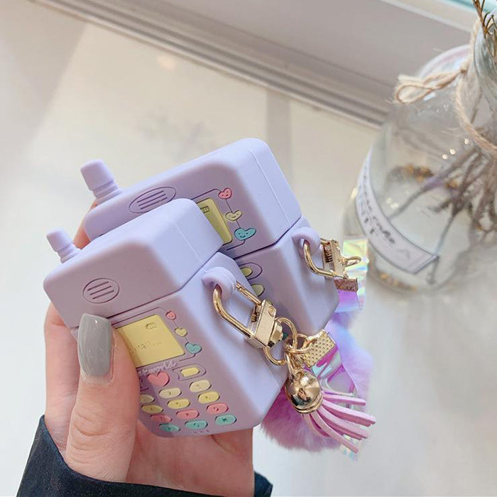 Lilac Cell Phone AirPods Case