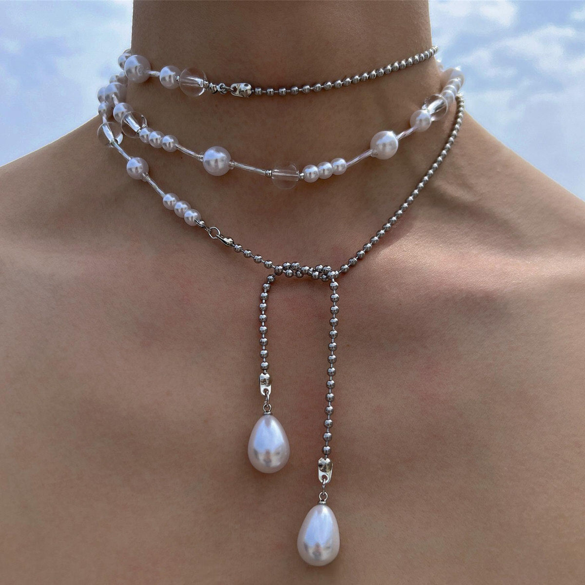 Mermaid’s Tears Pearl Necklace