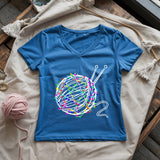 Yarn & Lights Lady V-neck