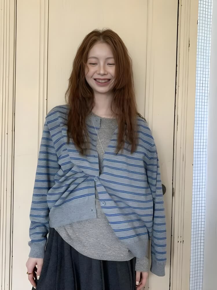 Striped Cardigan
