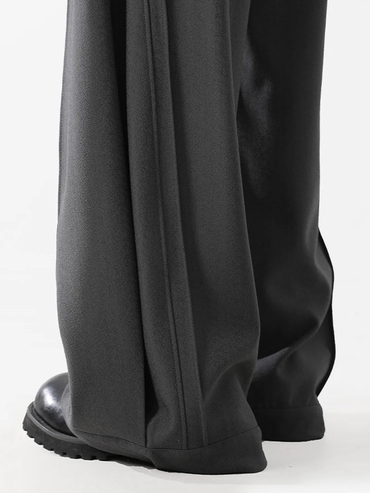 Tailored Pleated Wide Leg Pants