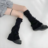 Y2K Grunge Knitted Leg Warmers