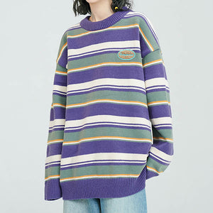 Primary Colors Striped Sweater