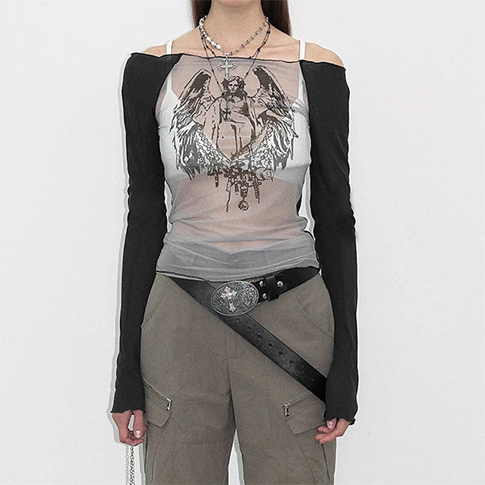 Angel Wings Long Sleeve Top