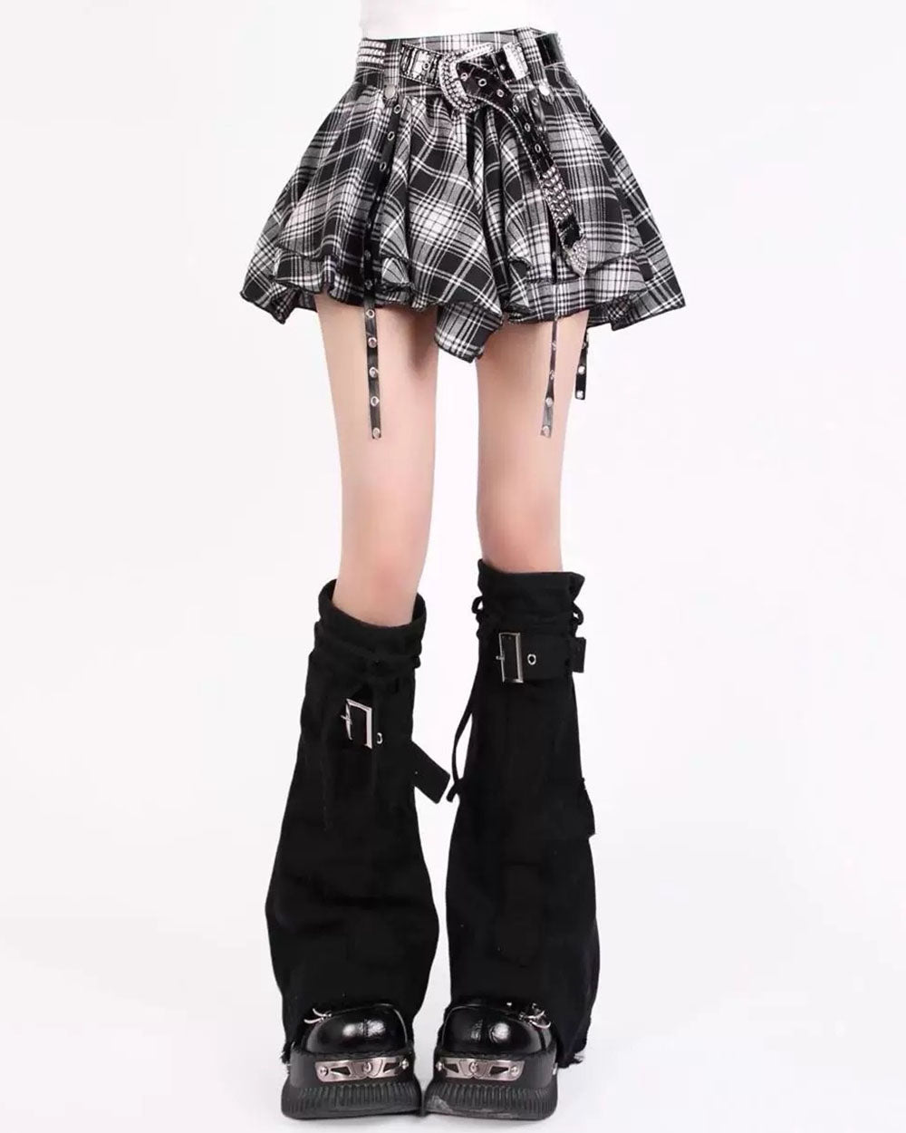 Come As You Are Plaid Skirt