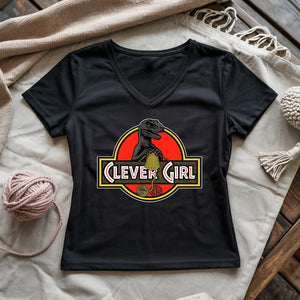 Clever Girl Lady V-neck