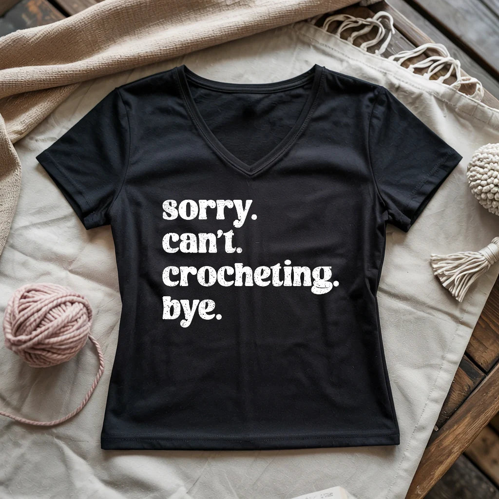 Crocheting. Bye Lady V-neck