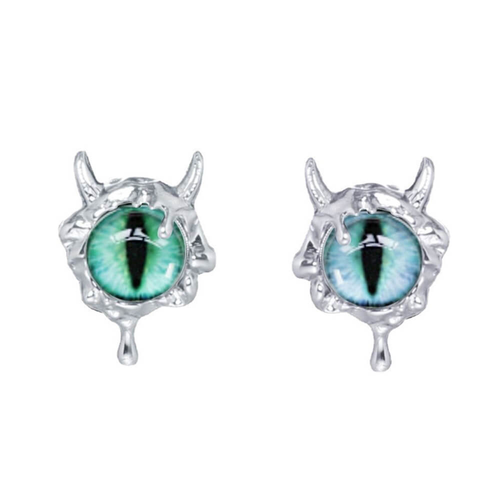 Blue & Green Eyes Stud Earrings