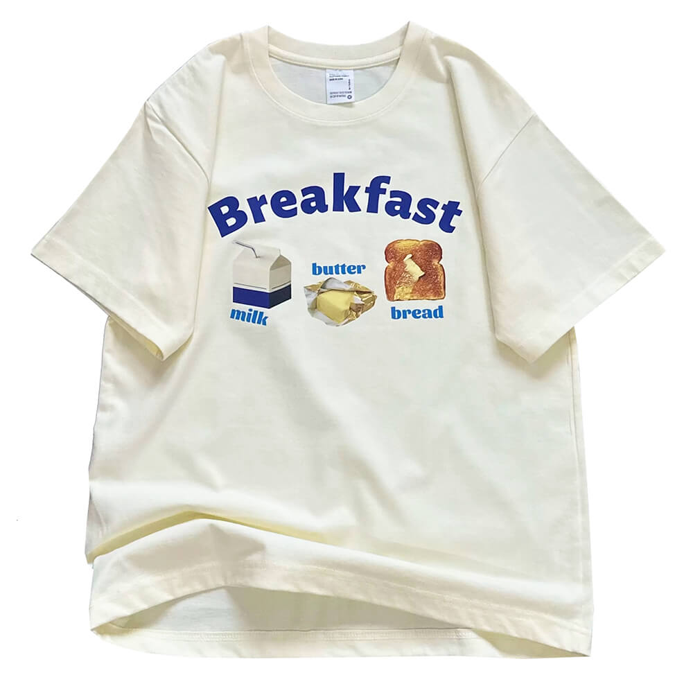 Breakfast Aesthetic Graphic T-Shirt