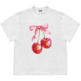 Cherry Bow Graphic T-Shirt