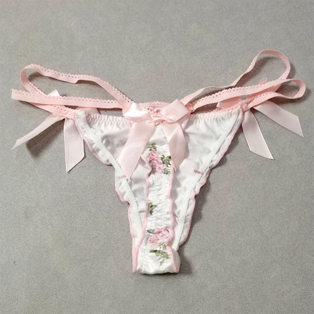 Coquette Bow Floral Lace Panty