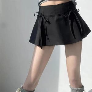 Coquette Bows Pleated Mini Skirt