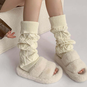 Cozy Days Cable Knit Leg Warmers