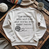 Crochet In Bible Sweatshirt