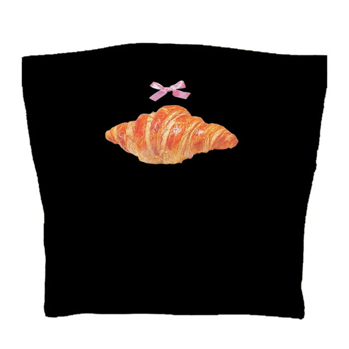 Croissant Print Tube Top