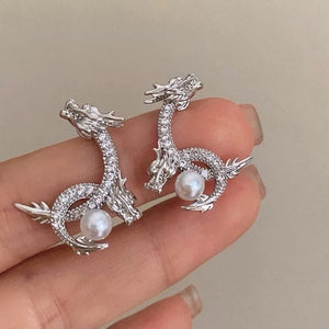 Dragon Pearl Earrings
