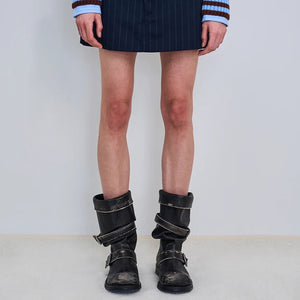 Dusty Road Mid-Calf Buckle Boots