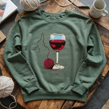Wine And Yarn Sweatshirt