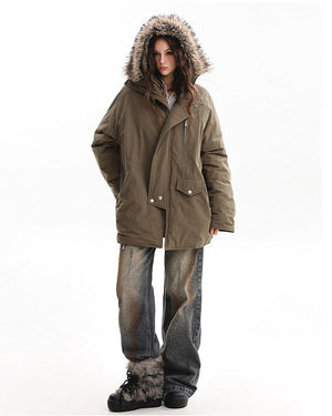 Bad Reputation Fur Trim Parka