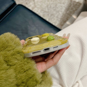 Sage Green Gems iPhone Case