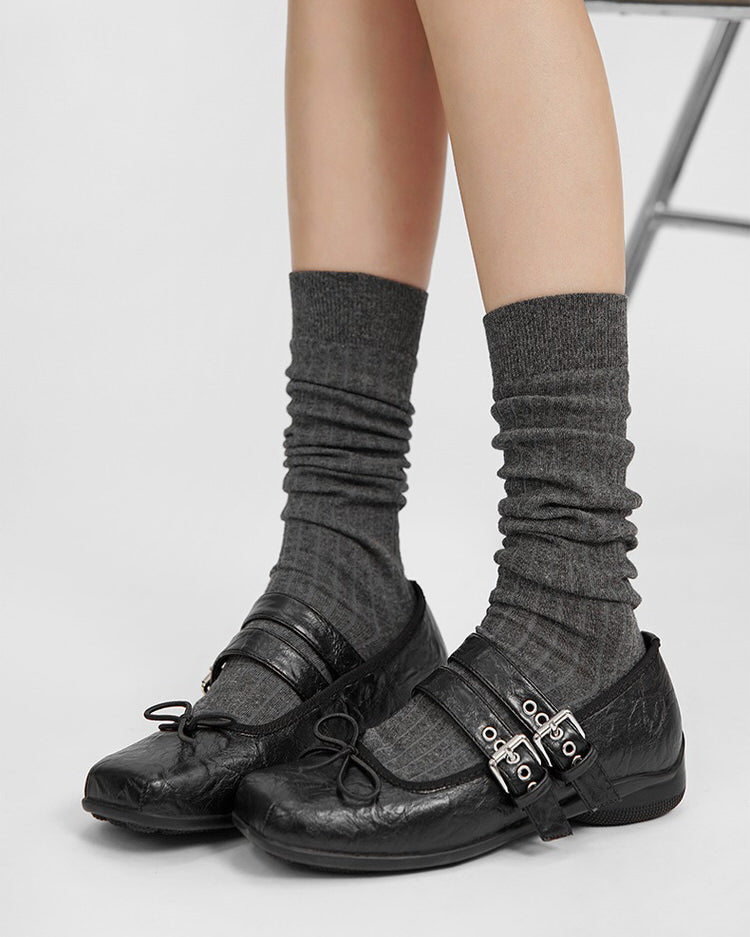 Grunge Sleaze Ballet Flats