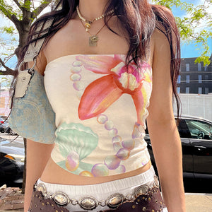 Mermaid Aesthetic Tube Top