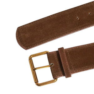 Old Money Suede Wide Belt