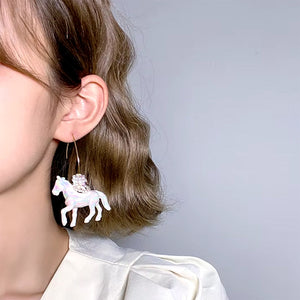 Pastel Horse Earrings