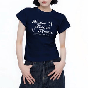 Please Don’t Y2K Baby Tee