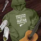 Education Is Important But Guitar Is Importanter Hoodie