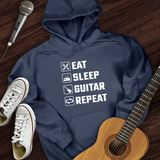 Eat, Sleep, Guitar, Repeat Hoodie